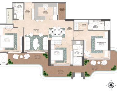 Origen-the-oryza-sector-88a-gurgaon-floor-plan-3bhk-type-1