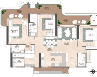 Origen-the-oryza-sector-88a-gurgaon-floor-plan-3bhk-type-3
