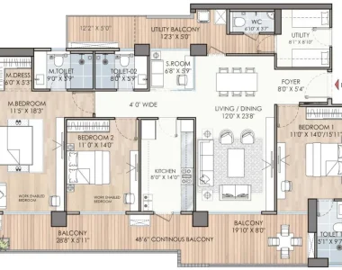 Puri-diplomatic-greens-sector-111-gurgaon-3bhk-3t-s
