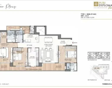 Puri-diplomatic-residences-sector-111-gurgaon-3-bhk
