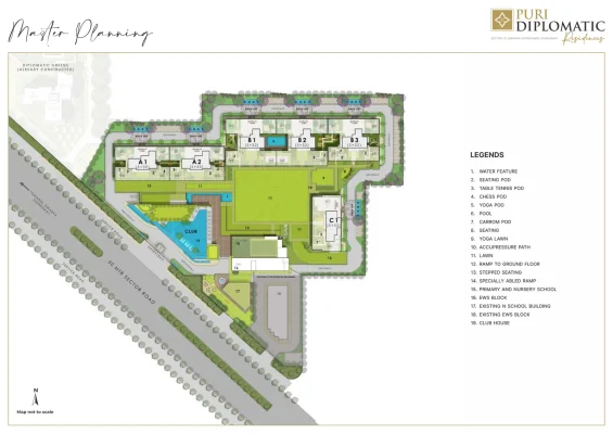 Puri-diplomatic-residences-sector-111-gurgaon-site-plan