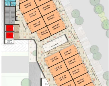 Rof-insignia-mart-sector-93-gurugram-floor-plan-second-floor-layout3