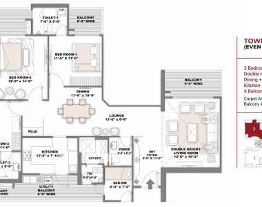Shree-vardhman-samisha-ambrosia-sector-70-gurgaon-floor-plan-3-bhk-tower-a-even-floor
