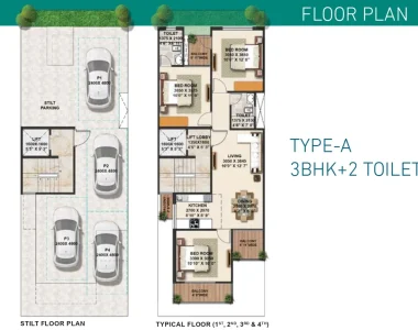 Signature-global-park-4-5-sector-36-gurgaon-floor-plan-3-bhk-2t