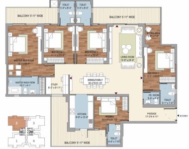 Tulip-melrose-sector-70-gurgaon-floor-plan-5-bhk-sr