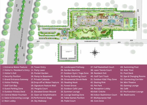Tulip-melrose-sector-70-gurgaon-site-plan