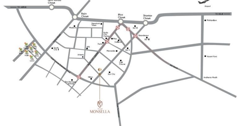 Tulip-monsella-location-map